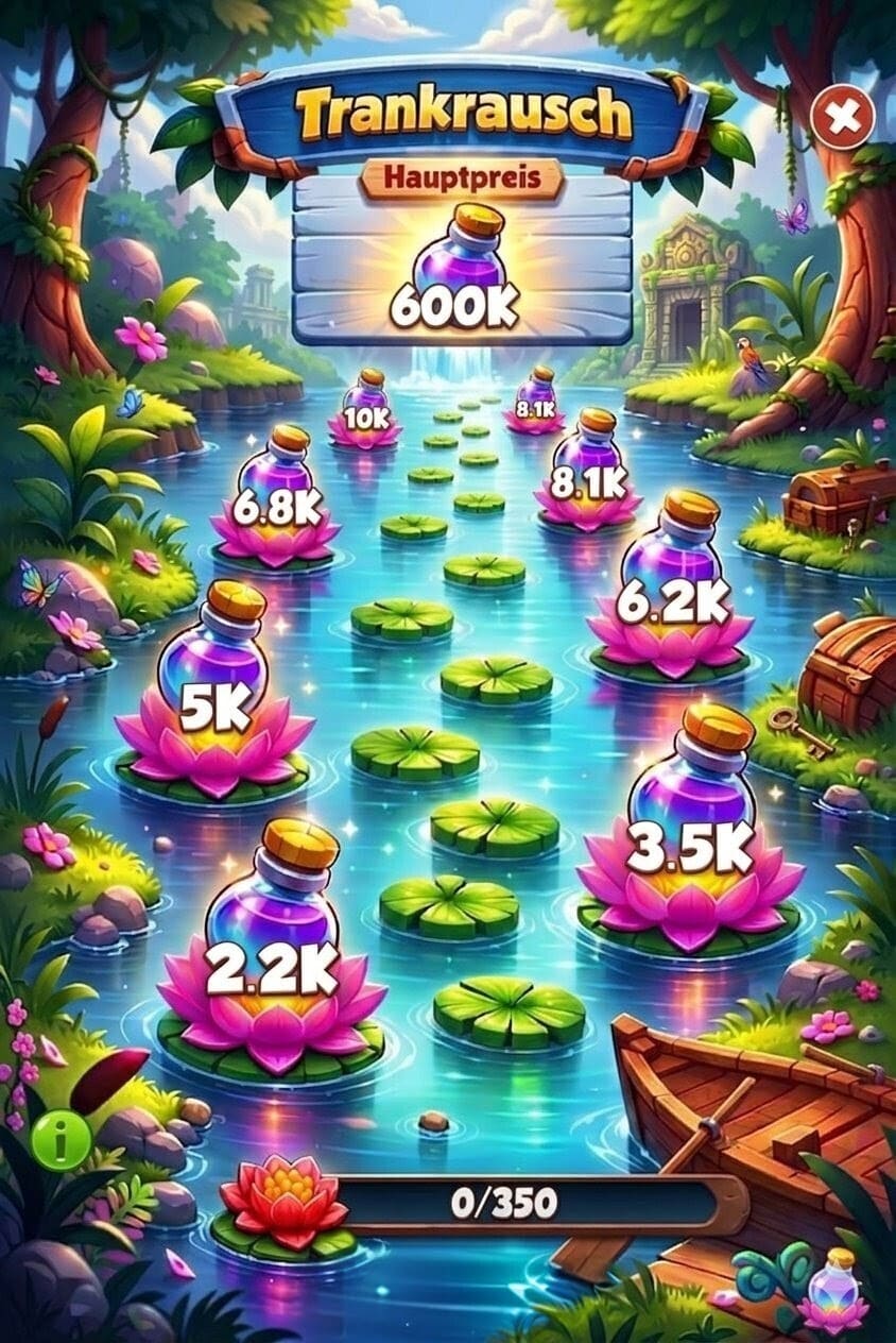 Vorschau auf das Trankrausch Event mit der magischen Stufenleiter