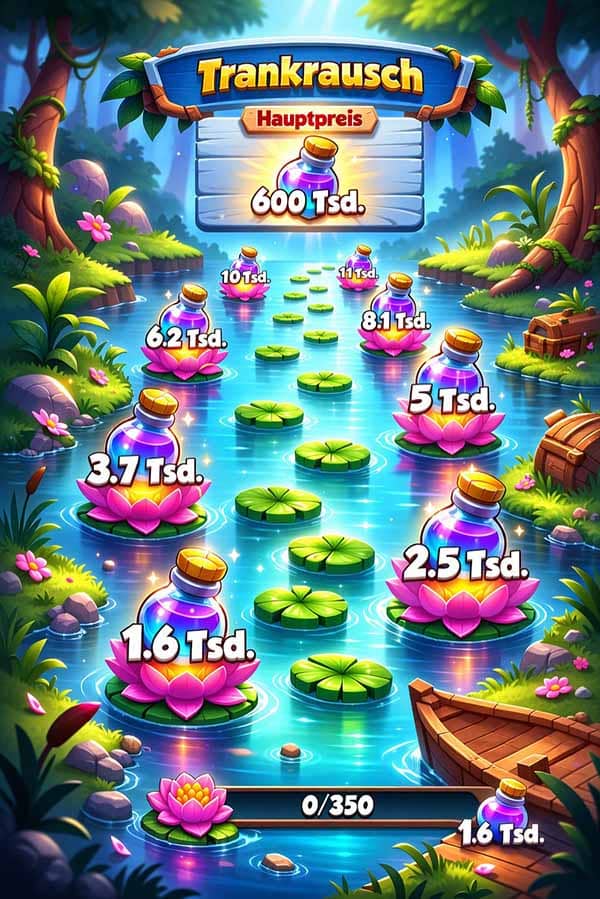 Vorschau auf das Trankrausch Event mit magischer Stufenleiter