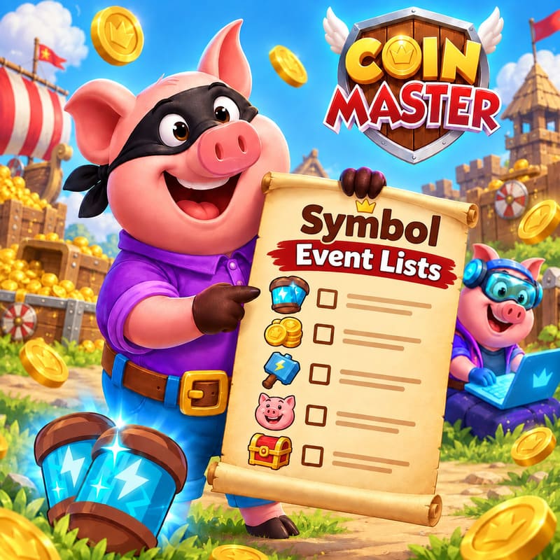 Coin Master Standard Event Lists